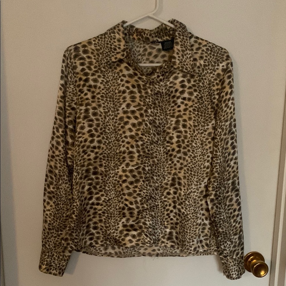 Leopard Print Women's Top